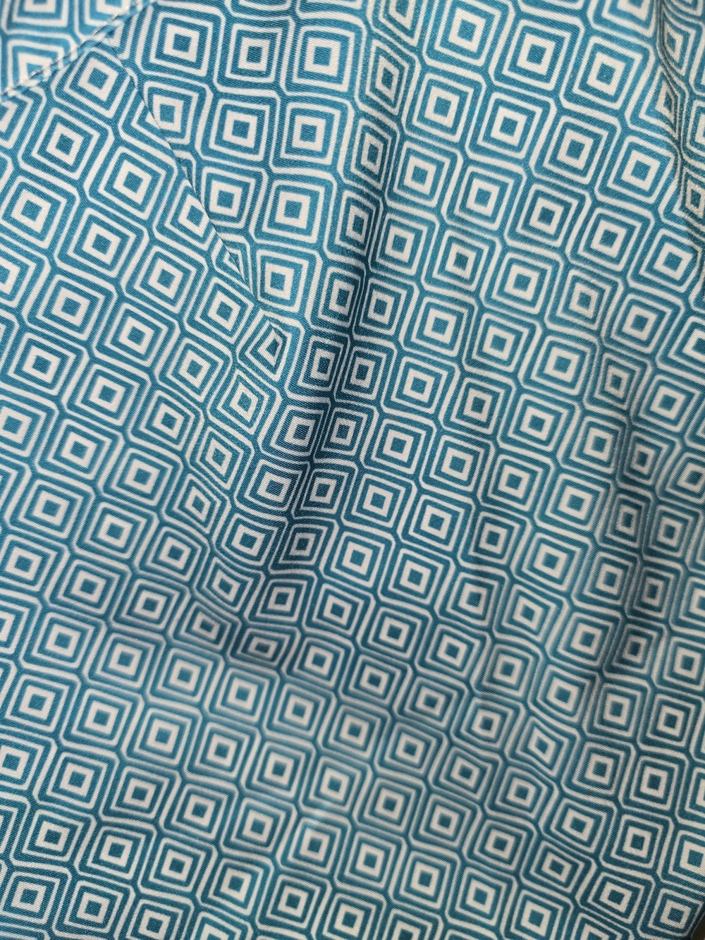 Lady Hagen Teal Geometric Athletic Shorts - Picture 3 of 5